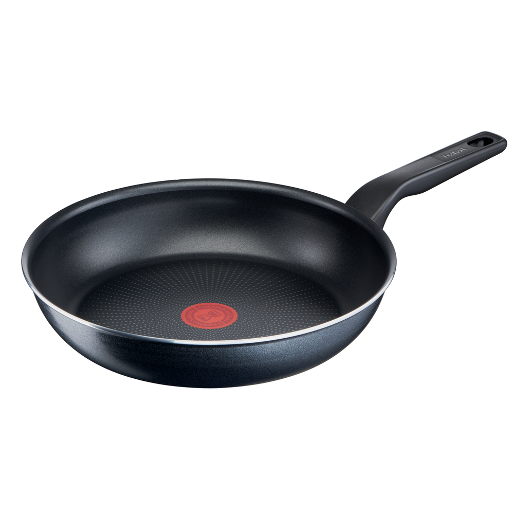 Tigaie XL Force C3850553, înveliș antiaderent 100% sigur, de lungă durată, Thermo-Signal™, bază Diffusion+, 26 cm, aluminiu, negru
