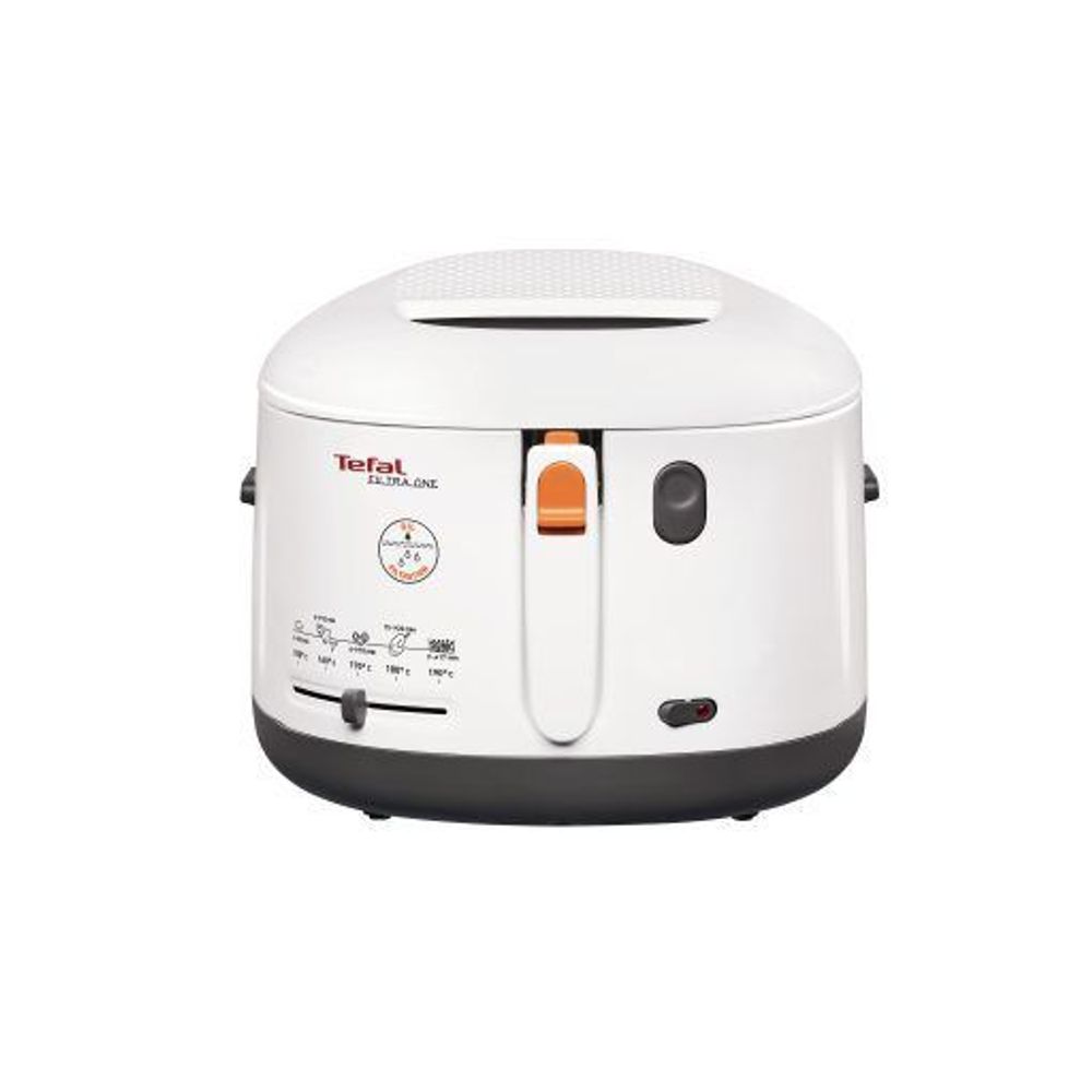 Friteuză Filtra One FF162131, 1900 W, 1 program, termostat ajustabil, plasă pentru filtrare patentată, fereastră de vizualizare, 1.2 KG / 2.1 L, alb