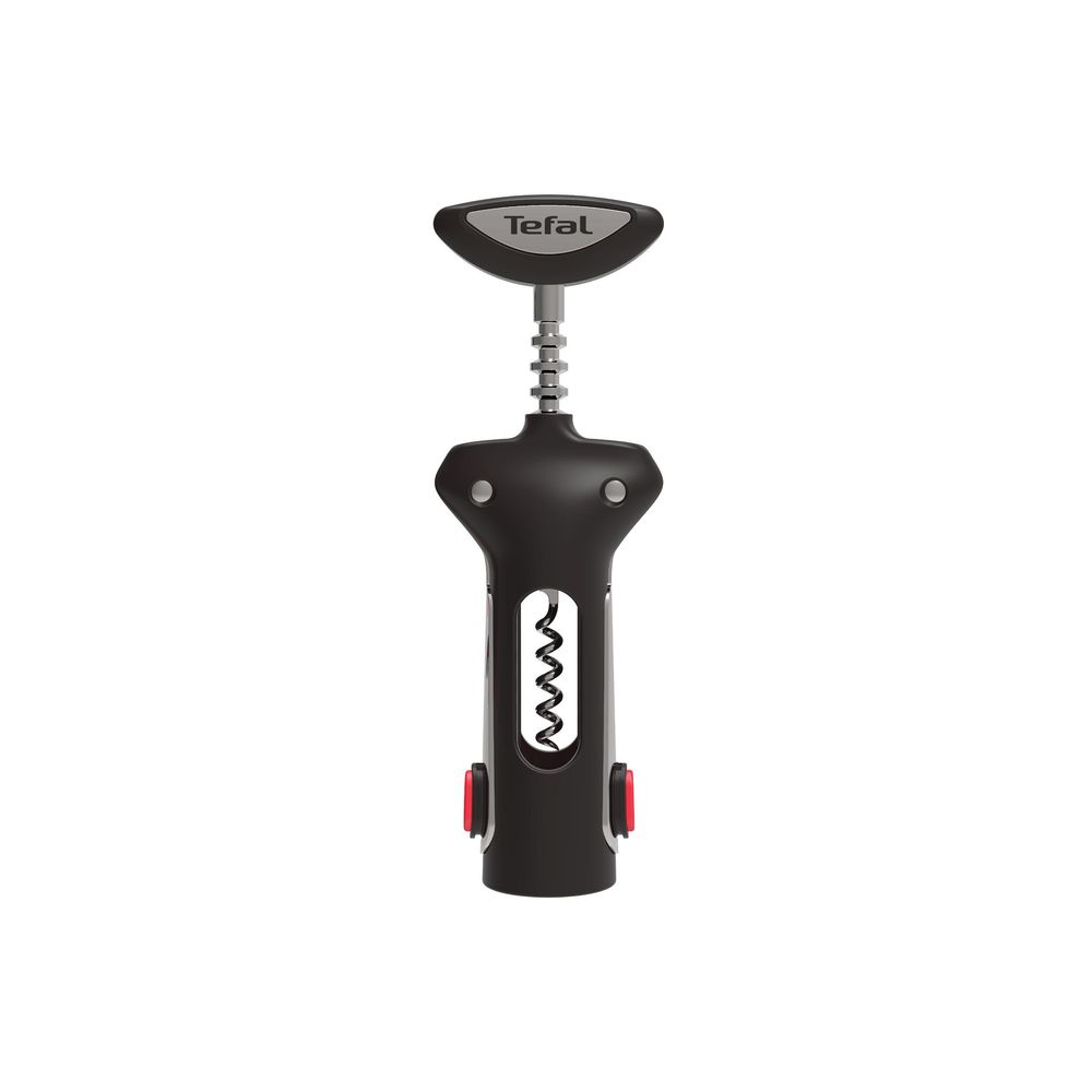 Tirbușon Ingenio K2073414, calitate premium, design inovator, fără BPA sau ftalați, 2 în 1, plastic, negru