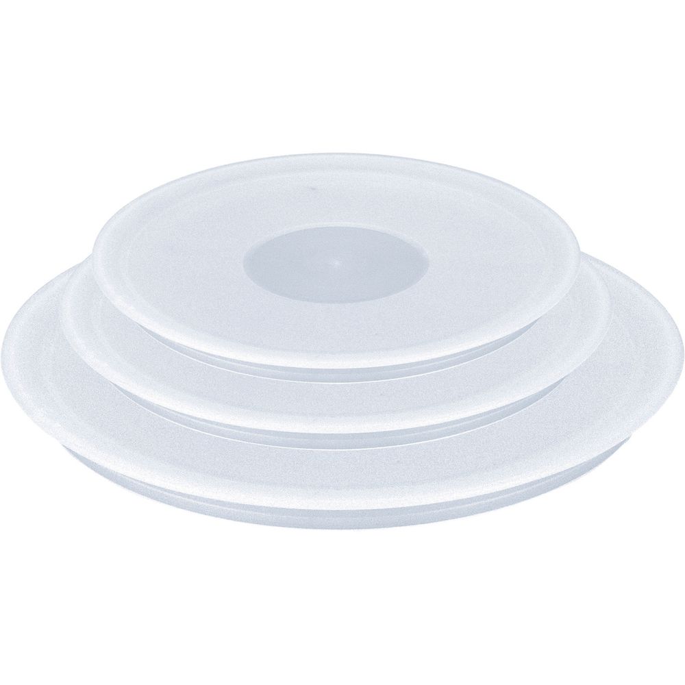 Set de 3 capace Ingenio My Essentials L9019222, compatibil cu Ingenio, ușor de depozitat, 16 - 20 cm, plastic, alb