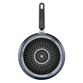 Tigaie pentru clătite XL Force C3851053, înveliș antiaderent 100% sigur, de lungă durată, Thermo-Signal™, bază Diffusion+, 25 cm, aluminiu, negru