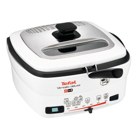Friteuză Versalio Deluxe 9 &icirc;n 1 FR495070, 1600 W, 9 programe, cronometru detașabil, fereastră de vizualizare, 1 KG / 2 L, alb