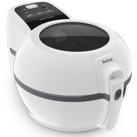 Friteuză ActiFry Extra FZ720015, 1400 W, tehnologie Actifry, paletă exclusivă, nivel scăzut de grăsime, fereastră sticlă, cuvă 1 KG, alb