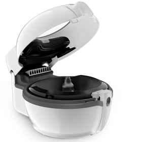 Friteuză ActiFry Extra FZ720015, 1400 W, tehnologie Actifry, paletă exclusivă, nivel scăzut de grăsime, fereastră sticlă, cuvă 1 KG, alb