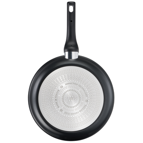 Tigaie Unlimited G2550572, înveliș antiaderent 100% sigur, Titanium Anti-Scratch, Thermo-Signal™, bază Thermo-Fusion™, 26 cm, aluminiu, negru