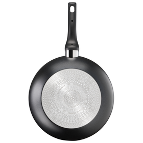 Tigaie Wok Unlimited G2551972, înveliș antiaderent 100% sigur, Titanium Anti-Scratch, Thermo-Signal™, bază Thermo-Fusion™, 28 cm, aluminiu, negru