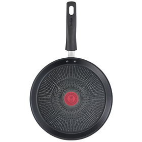 Tigaie pentru clătite So Chef G2673872, înveliș antiaderent 100% sigur, de lungă durată, Thermo-Signal™, bază Thermo-Fusion™, 25 cm, aluminiu, negru