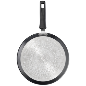 Tigaie pentru clătite So Chef G2673872, înveliș antiaderent 100% sigur, de lungă durată, Thermo-Signal™, bază Thermo-Fusion™, 25 cm, aluminiu, negru