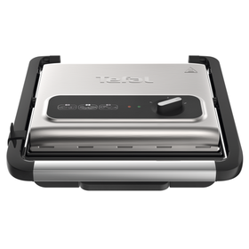 Grătar electric Inicio Grill GC242D38, 2000 W, termostat 3 nivele, plăci antiaderente, negru