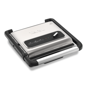 Grătar electric Inicio Grill GC242D38, 2000 W, termostat 3 nivele, plăci antiaderente, negru
