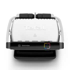 Grătar electric OptiGrill Elite GC750D30, 12 programe, termostat reglabil, carte de rețete, argintiu