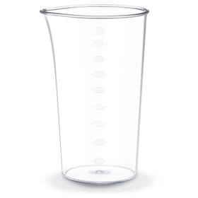 Blender vertical DailyMix HB533138, 600 W, o treaptă de viteză, tocător 0.5 L, tel, protecție antistropire, mâner ergonomic, recipient 0.8 L, alb