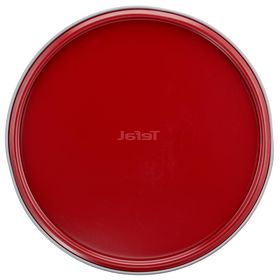 Formă de copt DeliBake J1641474, antiaderentă, rotundă, 27 cm, oțel carbon,  roșu