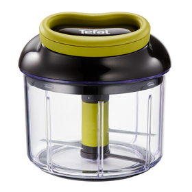 Tocător manual 5-Second K1320404, bază aderentă, mâner ergonomic, suport lame, recipient 900 ml, plastic