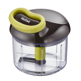Tocător manual 5-Second K1320404, bază aderentă, mâner ergonomic, suport lame, recipient 900 ml, plastic