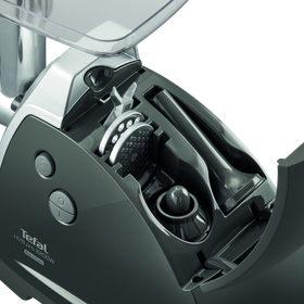 Mașină de tocat carne HV8  Plus 9 în 1 NE688837, 2200 W, 3 site inox, 6 accesorii, funcția Reverse, gri