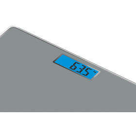 Cântar de baie Classic PP1500V0, 160 KG, gradații la 100 g, 31 x 31 cm, sticlă, gri