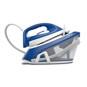 Stație de călcat Express Compact SV7112E0, 2600 W, 5.9 bari, jet de abur 360 g/min, talpă Xpress Glide, rezervor 1.7 L, albastru