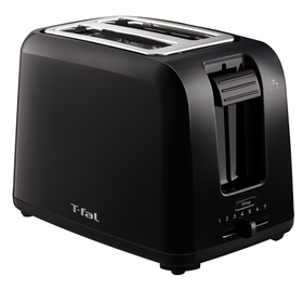 Prăjitor de pâine Vita TT1A1830, 800 W, fante cu lățime variabilă, mâner inteligent, tavă detașabilă pentru firimituri, plastic, negru