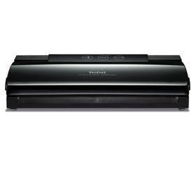 Aparat de vidat VacuPack Classic VT254070, funcții de sigilare, vidare, oprire, 18 pungi, plastic, negru