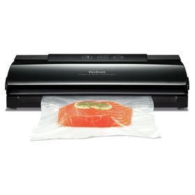Aparat de vidat VacuPack Classic VT254070, funcții de sigilare, vidare, oprire, 18 pungi, plastic, negru