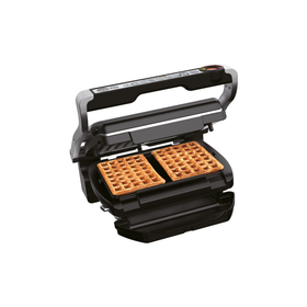 Accesoriu gofre XA723812, set 2 plăci, înveliș antiaderent, aluminiu, polonic, negru