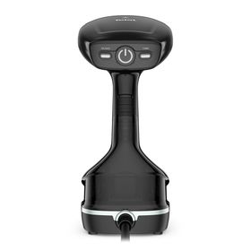 Aparat de călcat vertical cu abur Access Steam DT8230E1, 2000 W, abur 30 g/min, jet de abur 90 g/min, rezervor detașabil 0.19 L, perie microfibră, negru / gri