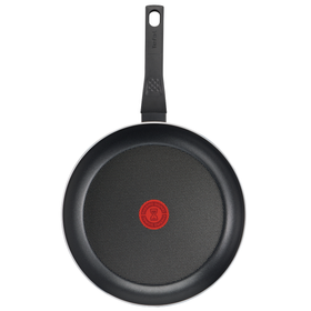 Tigaie Simply Clean B5670553, înveliș antiaderent 100% sigur, Thermo-Signal™, bază Diffusion+, 26 cm, aluminiu, negru