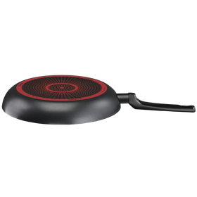 Tigaie Simply Clean B5670653, înveliș antiaderent 100% sigur, Thermo-Signal™, bază Diffusion+, 28 cm, aluminiu, negru