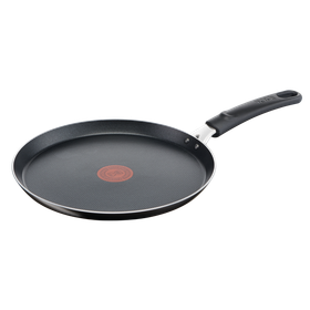 Tigaie clatite Simply Clean B5671053, înveliș antiaderent 100% sigur, Thermo-Signal™, bază Diffusion+, 25 cm, aluminiu, negru