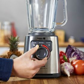 Blender de mare viteză Perfectmix+ BL811D38, 1300 W, tehnologie Powerlix, 6 lame inox, 3 programe inteligente, efect ciclonic, 2 L, gri