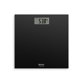 Cântar de baie Premiss PP1400V0, 150 KG, gradații la 100 g, 30 x 30 cm,  sticlă, negru