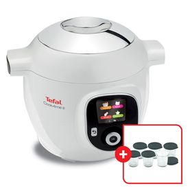 Pachet aparat de gătit multifuncțional Cook4Me+ și set de 6 recipiente de sticlă