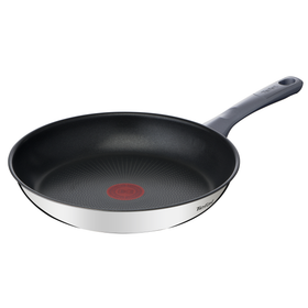 Tigaie Daily Cook G7300655, înveliș antiaderent 100% sigur, de lungă durată, Thermo-Signal™, 28 cm, inox, argintiu