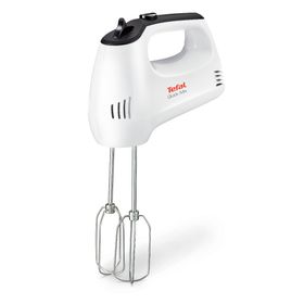 Mixer Quick Mix HT310138, 300 W, 5 trepte de viteză, funcție Turbo, 2 teluri, 2 cârlige, alb