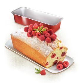 Formă de copt DeliBake J1640174, antiaderentă, ușor de curățat, 30 cm, oțel carbon, roșu