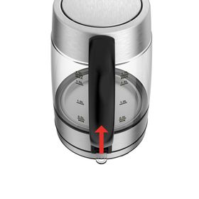 Fierbător apă Glass KI772D38, 2200 W, filtru anti-calcar, 1.7 L, sticlă, transparent