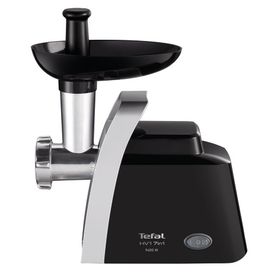 Mașină de tocat carne HV 7 în 1 NE109838, 1400 W,  2 site inox, 3 conuri feliere și radere, 2 accesorii roșii și cârnați, funcția Reverse, negru