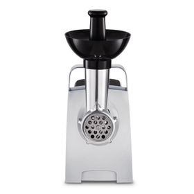 Mașină de tocat carne HV 7 în 1 NE109838, 1400 W,  2 site inox, 3 conuri feliere și radere, 2 accesorii roșii și cârnați, funcția Reverse, negru