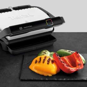 Grătar electric OptiGrill Elite GC750D30, 12 programe, termostat reglabil, carte de rețete, argintiu