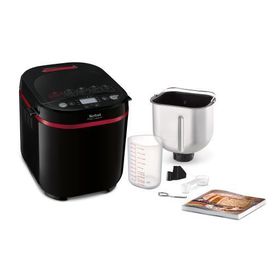 Mașină de făcut pâine Pain Plaisir PF220838, 700 W, 17 programe, pornire programabilă, păstrare la cald, tavă pătrată, cu înveliș antiaderent, 3 accesorii, carte de rețete, 1 KG, negru