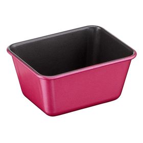 Set 3 forme CreaBake mini prăjituri J3079804, &icirc;nveliș antiaderent, aluminiu, 8.3 x 6.5 cm, roz
