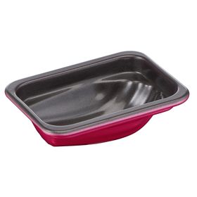 Set 3 forme CreaBake madlene J3079904, &icirc;nveliș antiaderent, aluminiu, 8.3 x 6.5 cm, roz