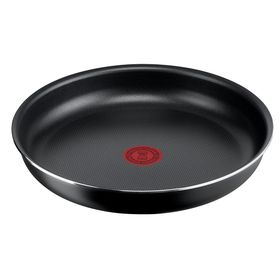 Set de 3 piese Ingenio Easy Cook & Clean L1539243, înveliș antiaderent 100% sigur, Thermo-Signal™, bază Diffusion+, mâner detașabil, aluminiu, negru