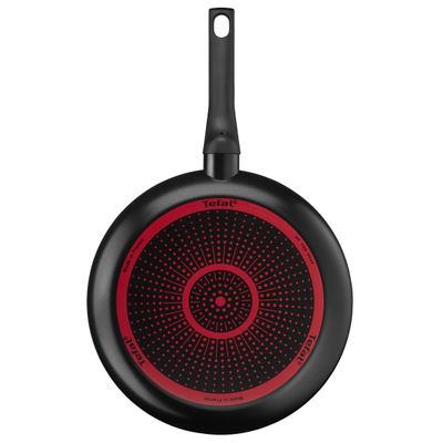 Tigaie Simply Clean B5670653, înveliș antiaderent 100% sigur, Thermo-Signal™, bază Diffusion+, 28 cm, aluminiu, negru