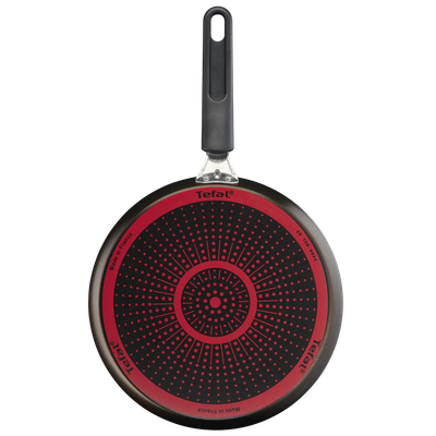 Tigaie clatite Simply Clean B5671053, înveliș antiaderent 100% sigur, Thermo-Signal™, bază Diffusion+, 25 cm, aluminiu, negru