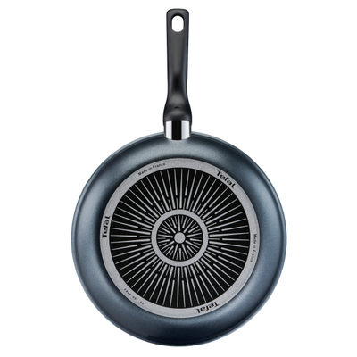 Tigaie XL Force C3850553, înveliș antiaderent 100% sigur, de lungă durată, Thermo-Signal™, bază Diffusion+, 26 cm, aluminiu, negru