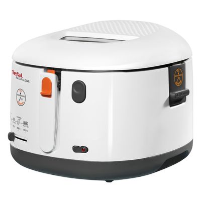 Friteuză Filtra One FF162131, 1900 W, 1 program, termostat ajustabil, plasă pentru filtrare patentată, fereastră de vizualizare, 1.2 KG / 2.1 L, alb