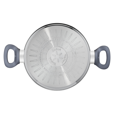 Set de 11 piese Daily Cook G713SB45, înveliș antiaderent 100% sigur, de lungă durată, inox, argintiu