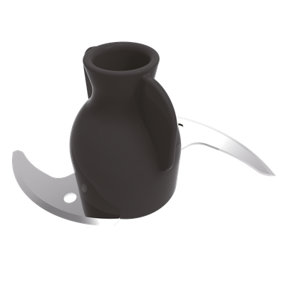 Mixer vertical QuickChef Quartzite 8 în 1 HB65LD38, 1000 W, tehnologie Powelix, 20 trepte de viteză, funcție Turbo, tocător 0.5 L, tel, protecție antistropire, mâner antialunecare, recipient 0.8 L, gri